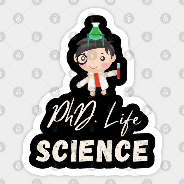 PhD life Sticker by Sciholic